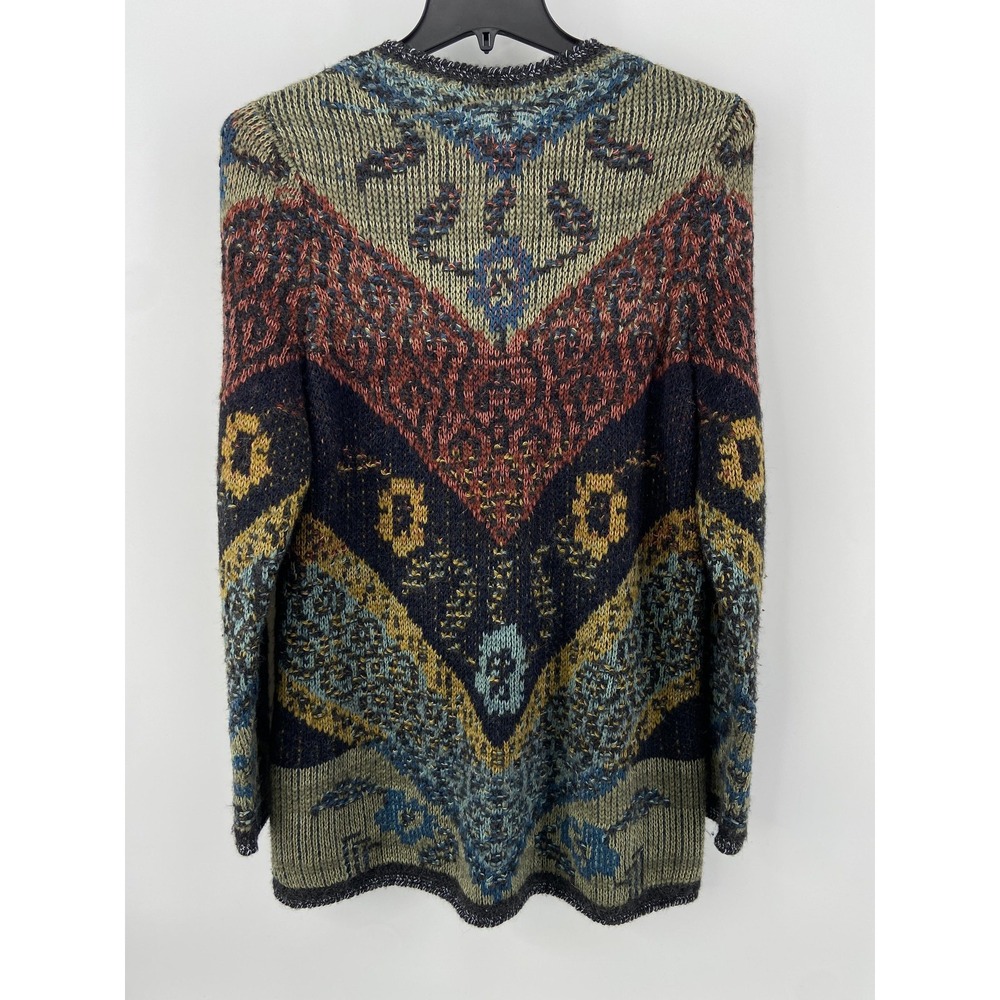 Peruvian Connection Sweater Womens Large Cardigan‎ Fall Baby Alpaca Cozy Soft - Picture 2 of 7